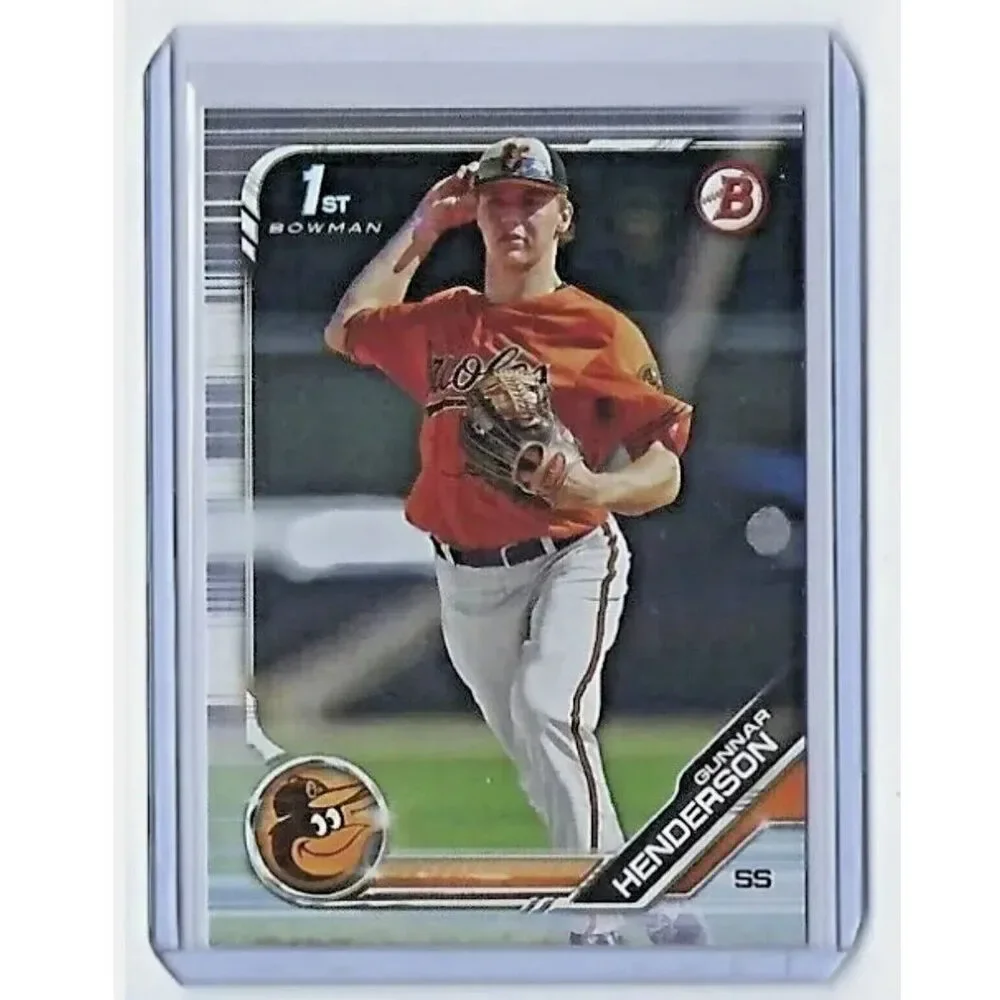 2019 Bowman Gunnar Henderson 1st Bowman #BD-22 Baltimore Orioles